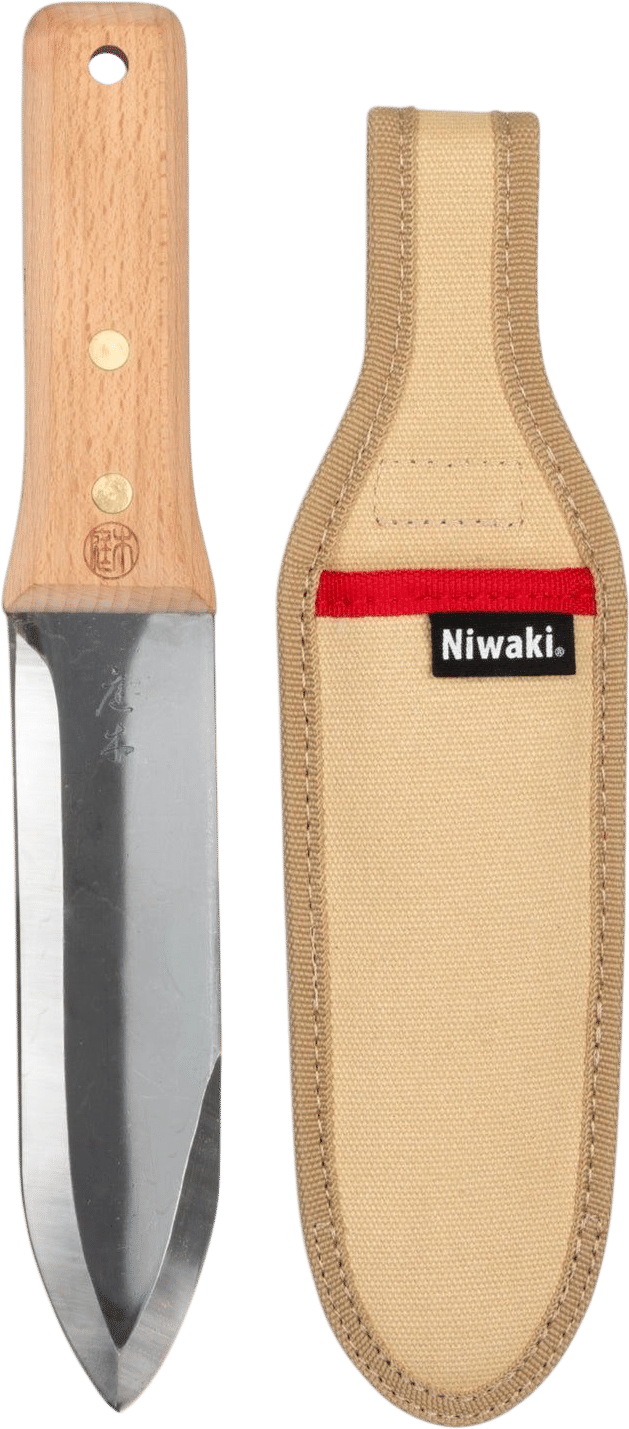 Niwaki Pro Hori Hori Knife + Canvas Holster