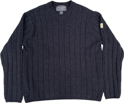 Abercrombie & Fitch Vintage Ribbed V-Neck Sweater