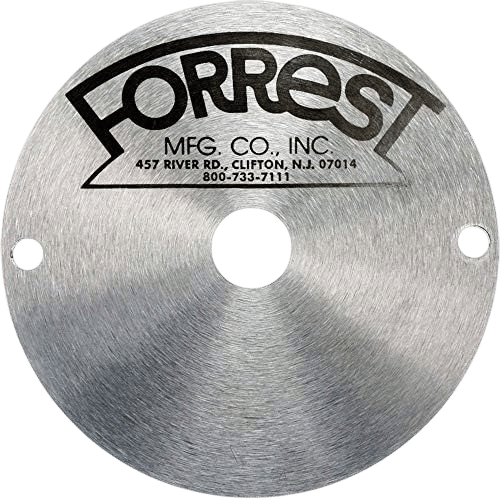 Forrest ST05 5-Inch Size 5/8-Inch Arbor .120 Plate Circular Saw Blade Stiffener - Dampener