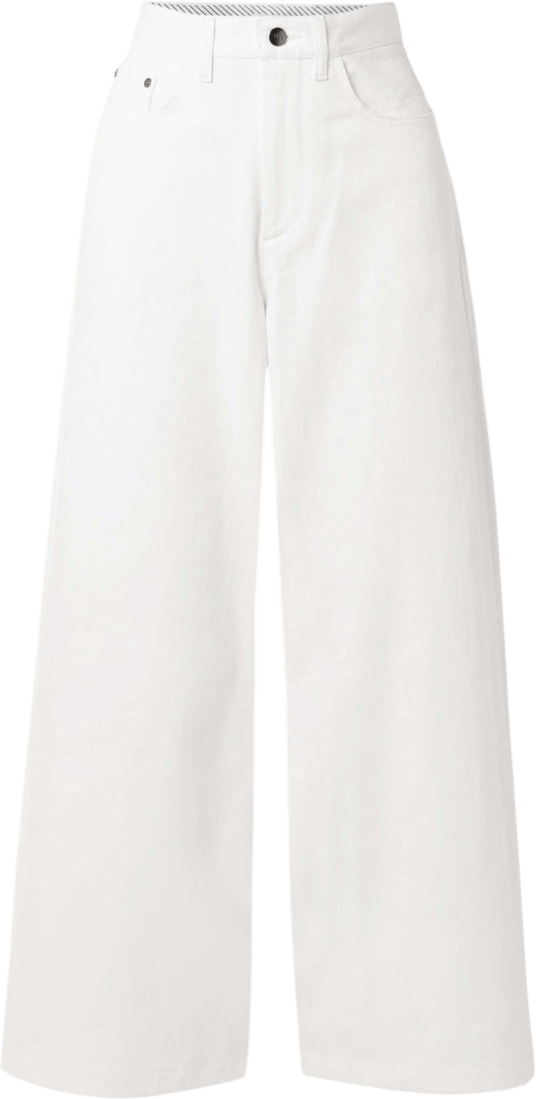 Maria McManus Massive Organic Cotton-Twill Wide-Leg Pants