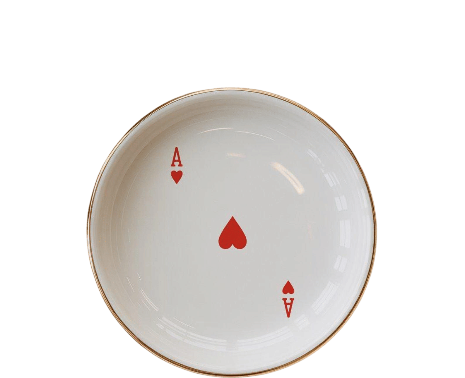 Ace of Hearts Ceramic Ring Dish, Vegas Wedding Favor