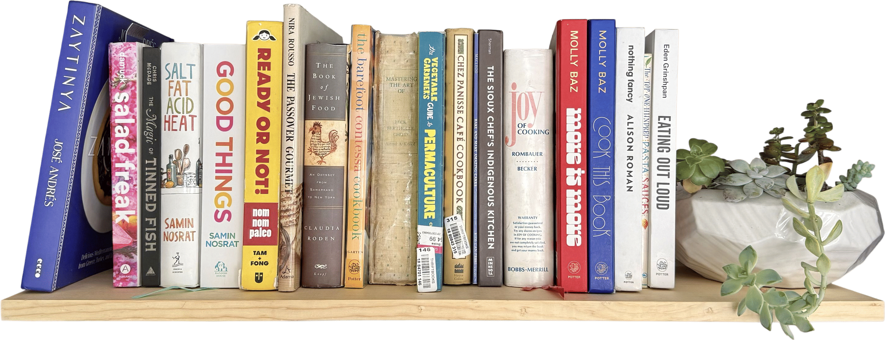 Cookbook Shelf