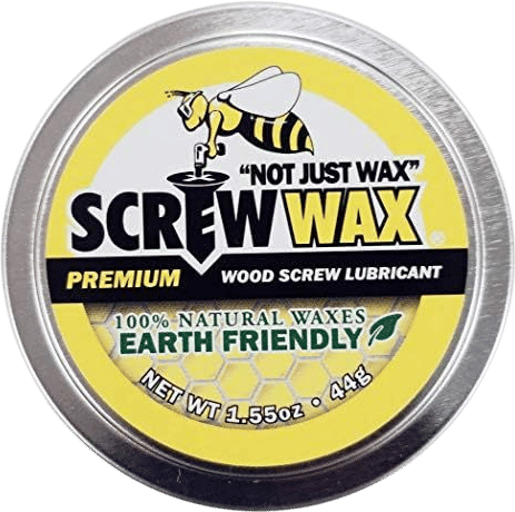 Screw Wax Premium Wood Screw Lubricant Recommended for Zipbolt Products
