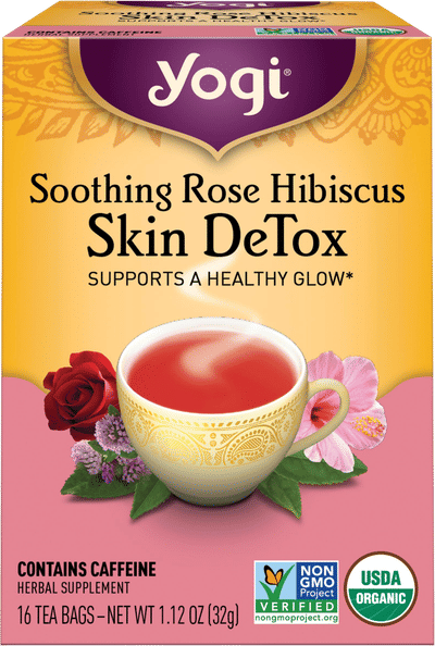 Soothing Rose Hibiscus Skin Detox Tea
