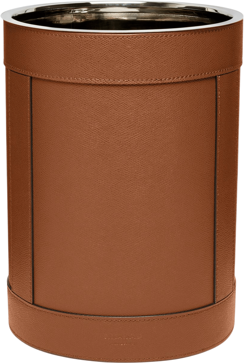 Brus Leather Wastepaper Bin