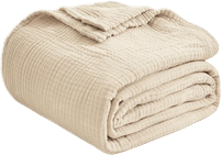 Muslin throw blanket