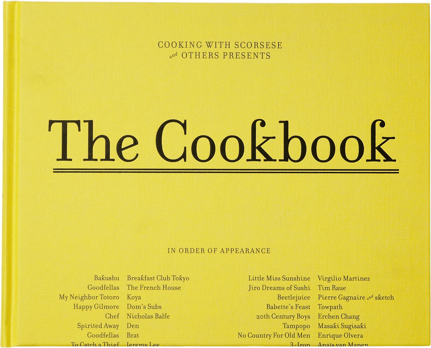 The Cookbook