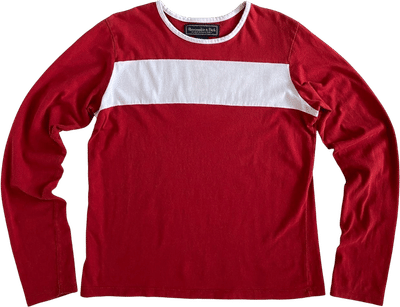 Abercrombie & Fitch Women's Red Long-Sleeve T-Shirt