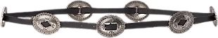 Leather Skinny Belt