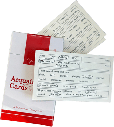 Acquaintance Cards
