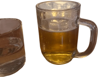 Having a couple beers after work
