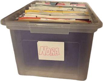 The only sane way to store your kids flat art