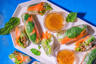 Empty-the-Fridge Summer Rolls Recipe