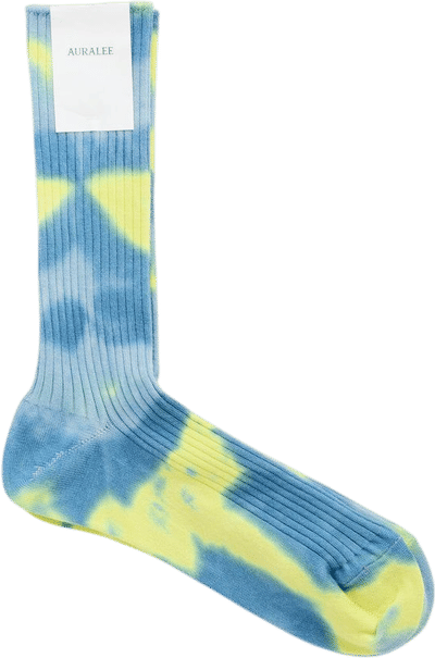 Tie-Dye Ribbed Socks