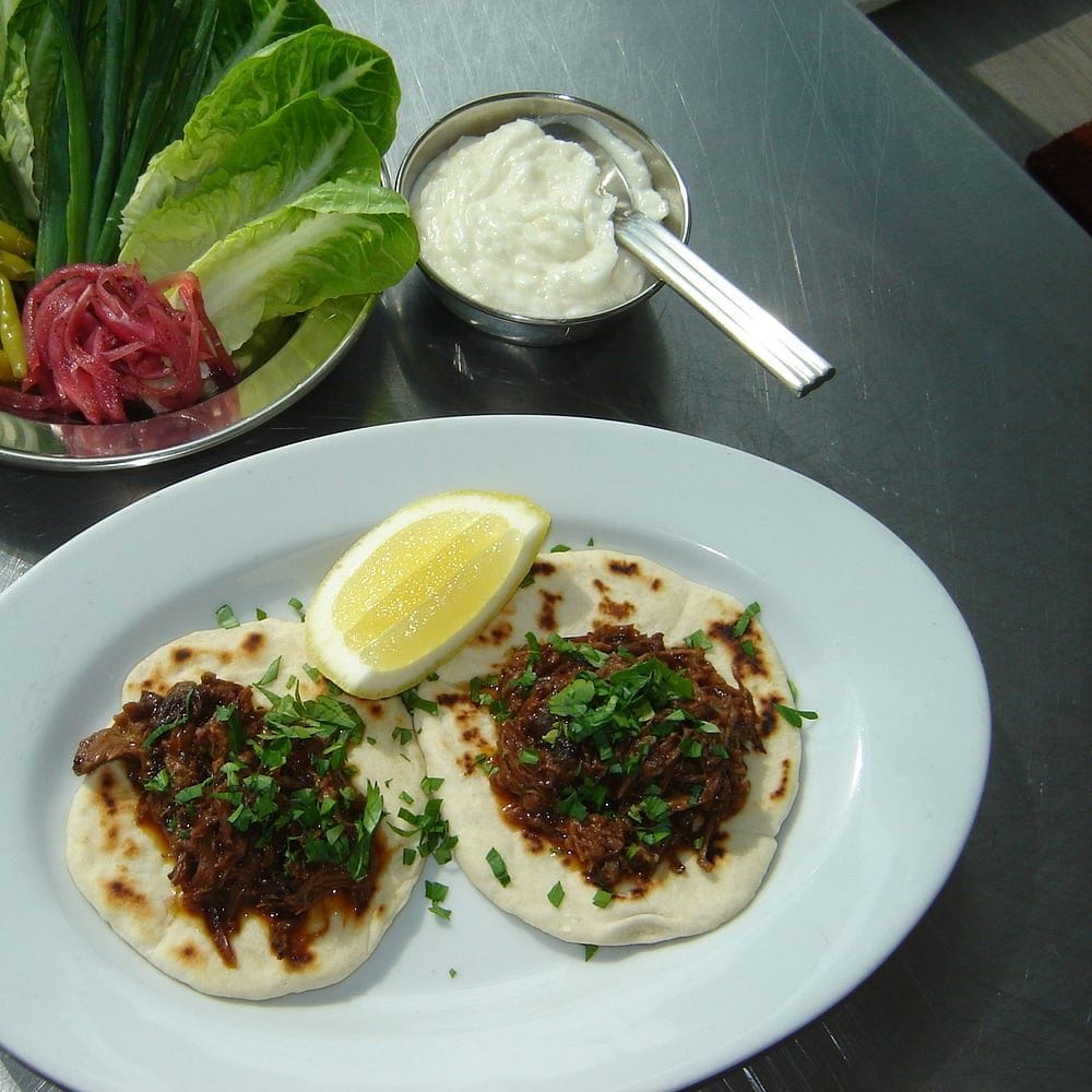 Cumin Braised Beef Flatbread