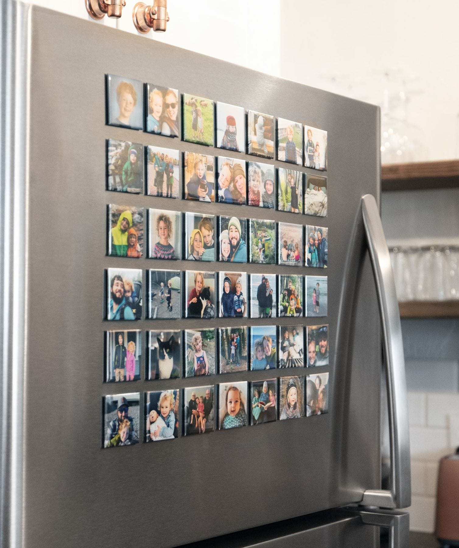 Surprising loved ones with photo magnets