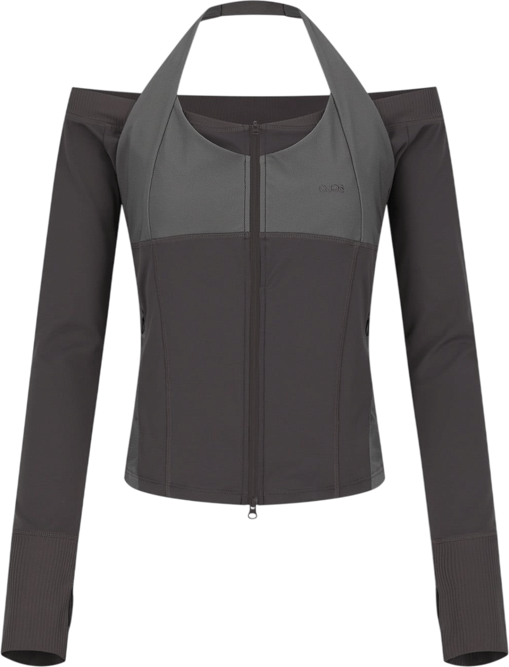 Off-Shoulder Halter Jacket