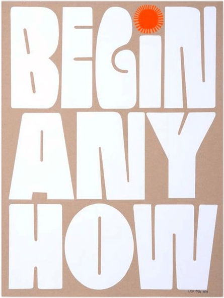 Write a question or a motto on your mirror