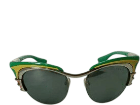 Prada SPR 53V Shield / Aviator Sunglasses