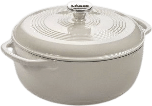 Lodge 6qt Cast Iron Enamel Dutch Oven