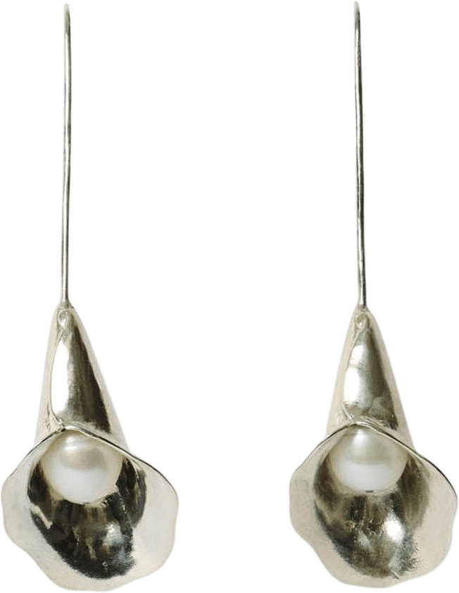 Calla Lily Drop Earrings
