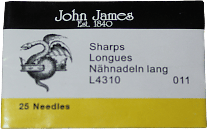 John James Beading Needles - 11 Sharps - JS11