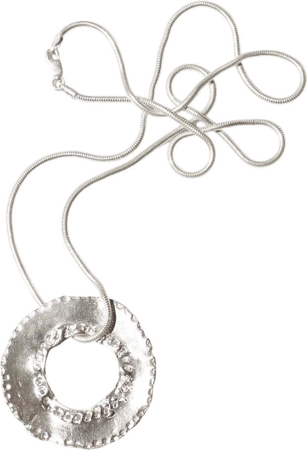 Wreath Necklace in Silver