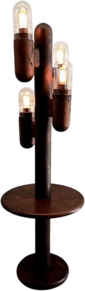 Modeline Cactus Floor Lamp with Shelf