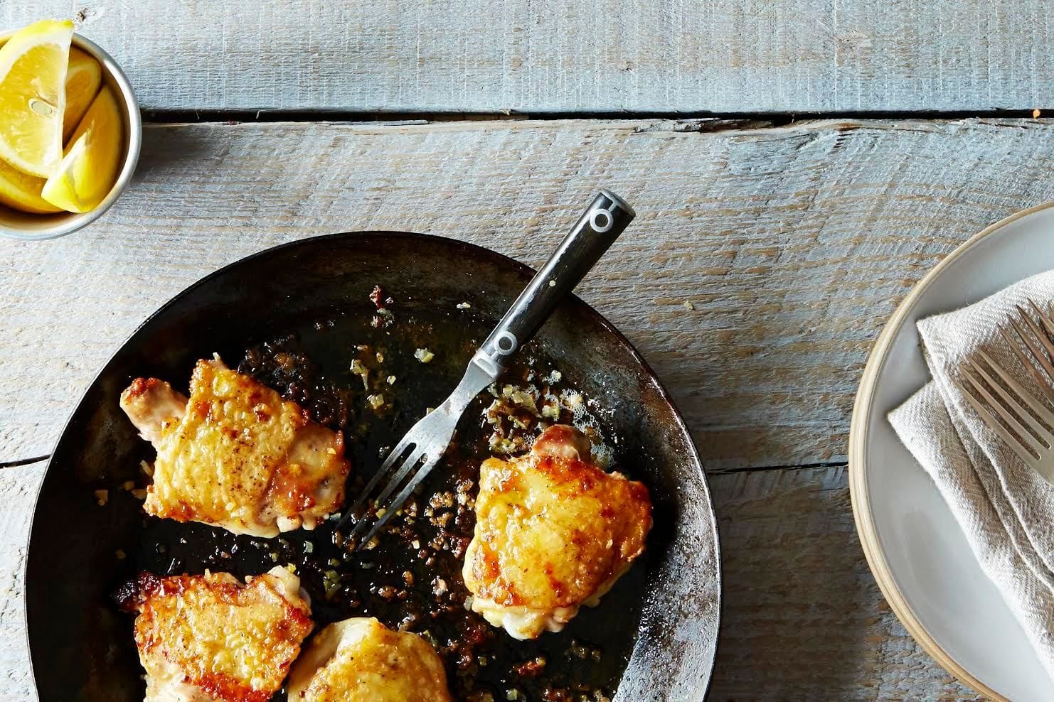 Canal House's Chicken Thighs with Lemon