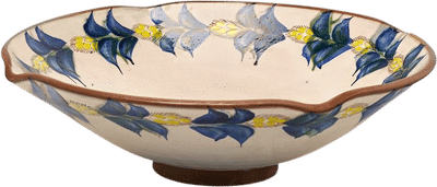 Manial Hand-Painted Ceramic Deep Serving Bowl