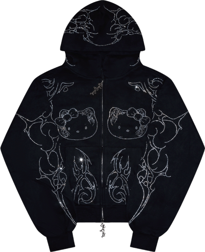 Niohuru X Hello Kitty Rhinestone Track Suit