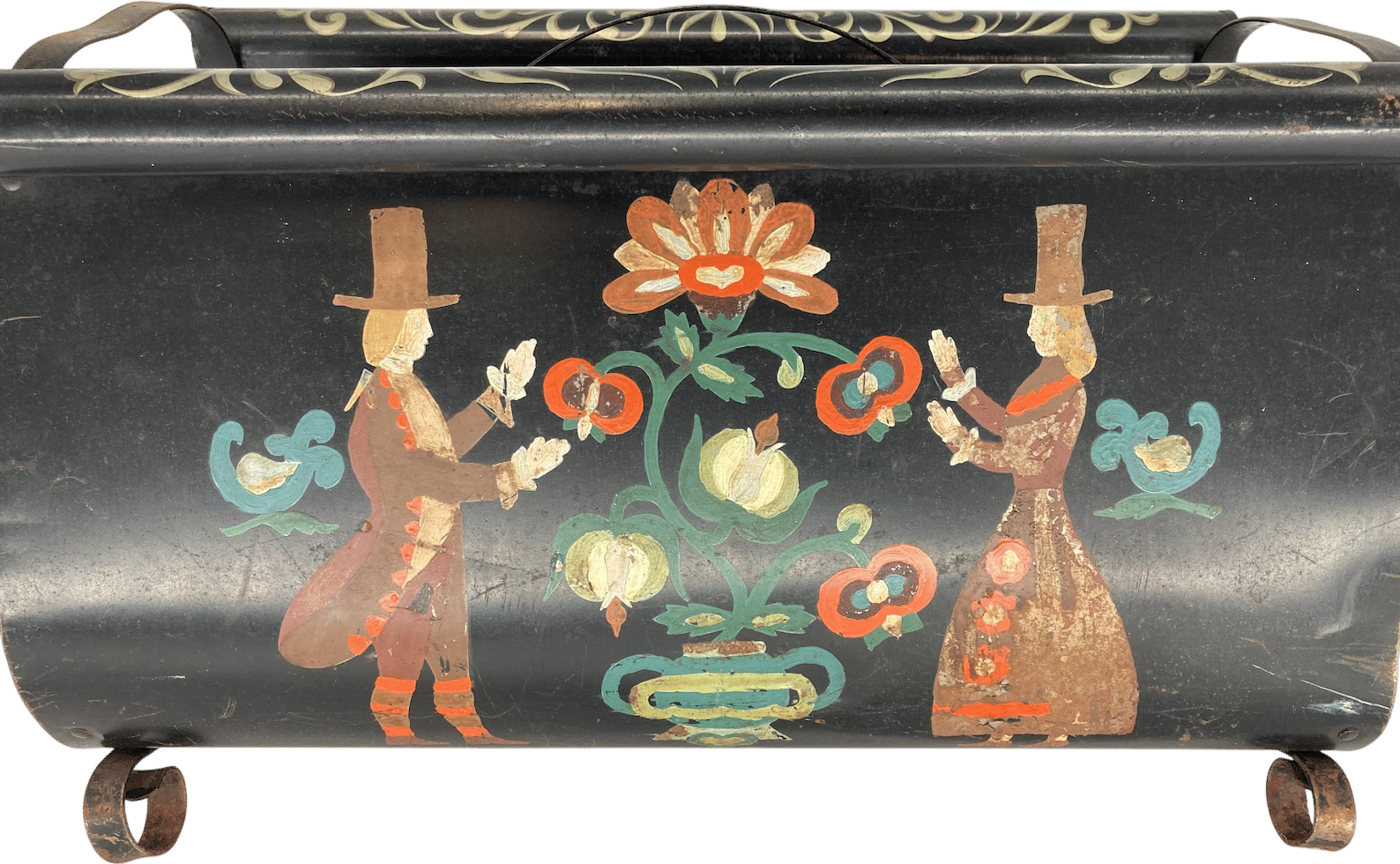 Antique Amish Magazine Rack