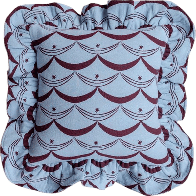 Cotton Cushion Cover - Wave Pattern