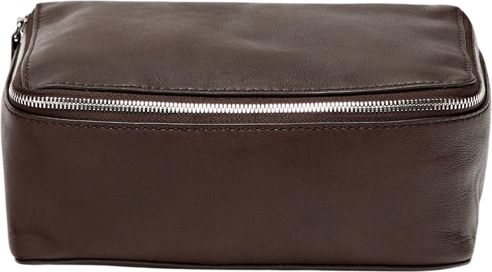 Nouveau Rectangular Nappa Leather Toiletry Bag