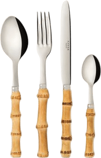 Sabre Cutlery Set, Bamboo (Set of 4)