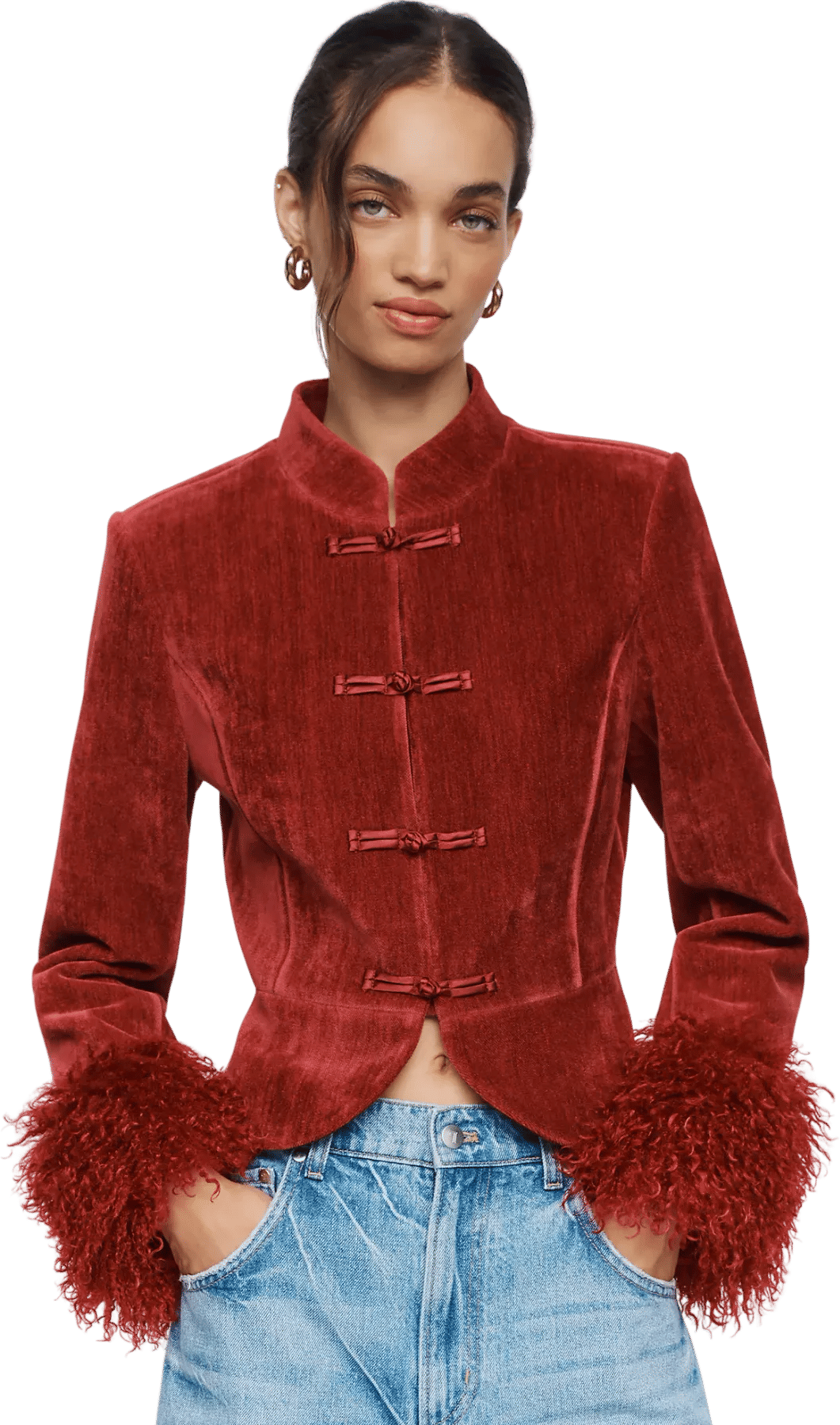 Avec Les Filles Velvet Jacket