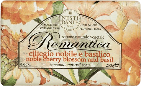 Romantica Noble Cherry Blossom and Basil Soap