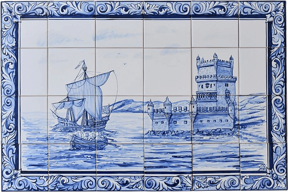 Ceramic tile Mural of 24 Azulejos