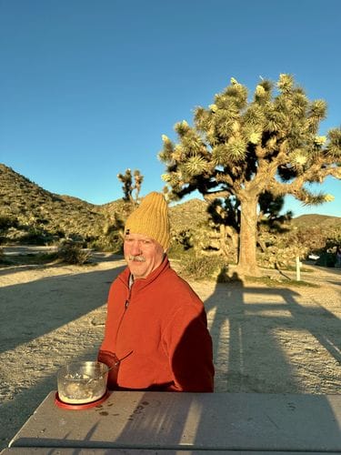 Joshua Tree National Park with dad