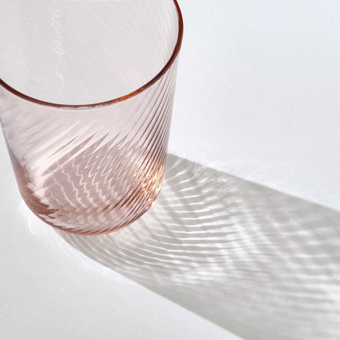 IKEA KLIPPLAX glass, pink, 8 oz