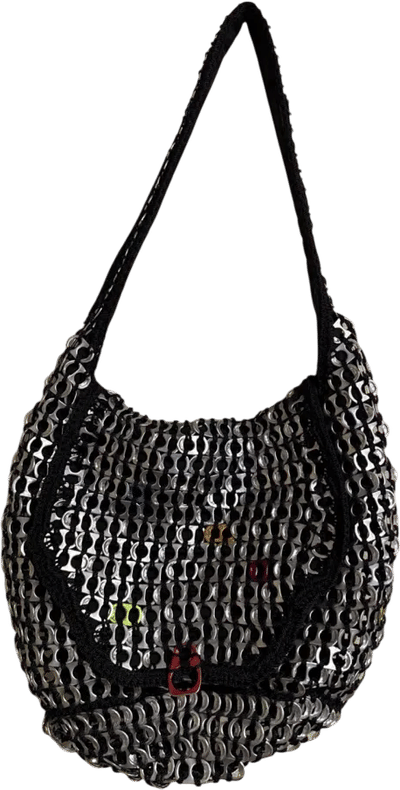 Vintage Crochet and Soda Tab Purse