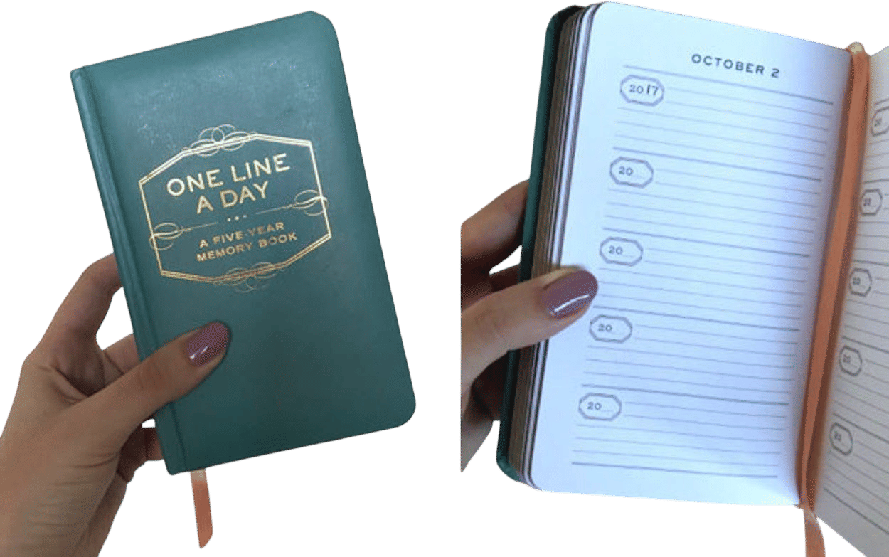 Adult Line a Day Journal