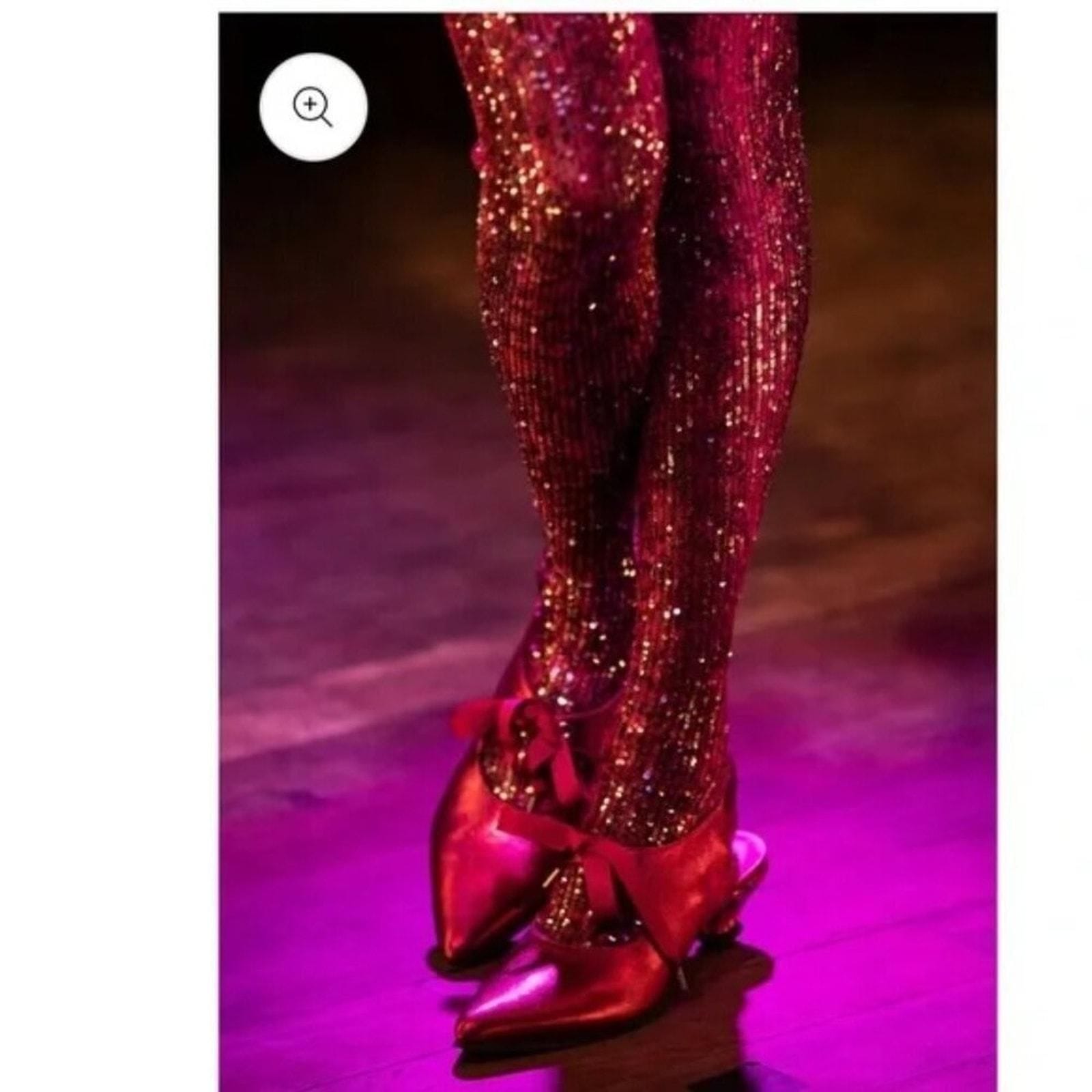 Anna Sui sequin tights