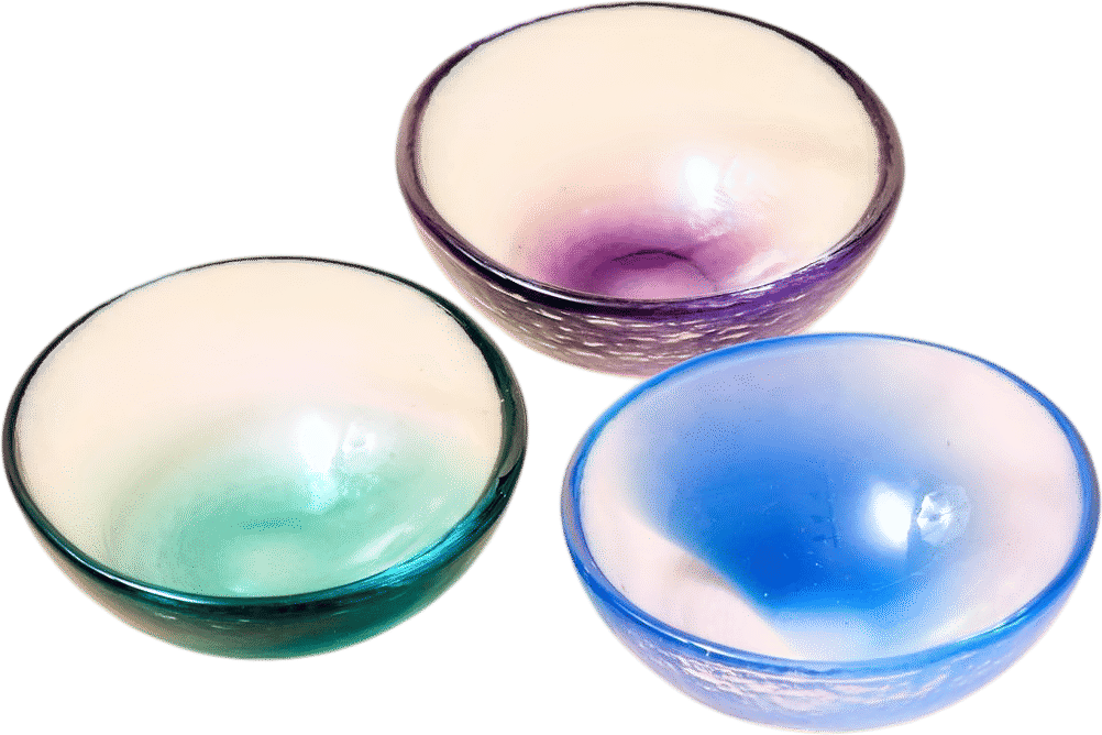 Small glass everything bowls.