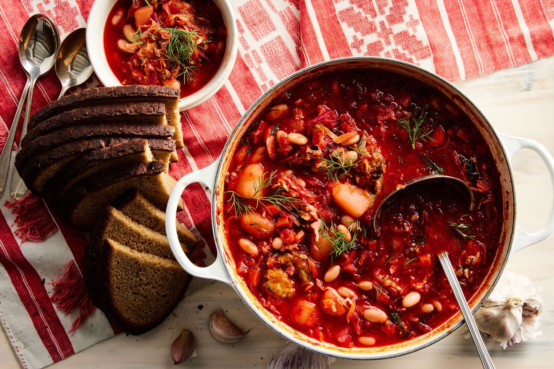 Borsch With Canned Fish