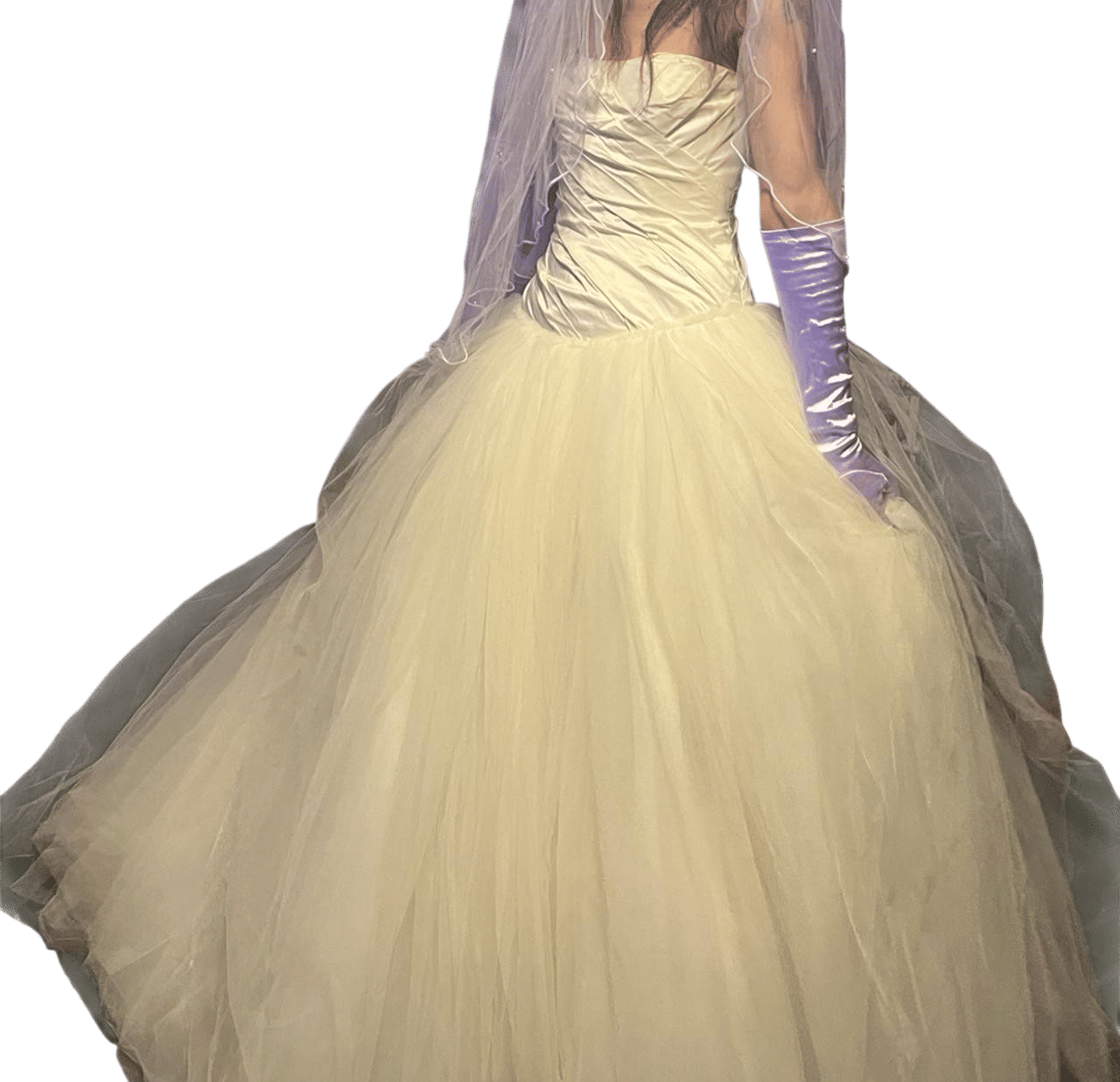 vintage Vera Wang wedding dress