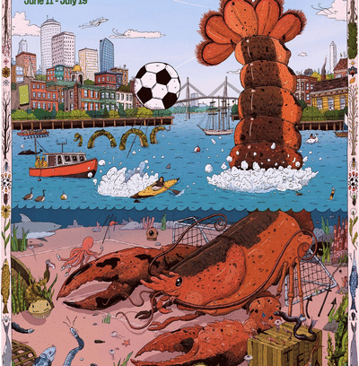 FIFA World Cup 2026 Boston Host City Poster