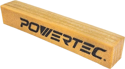 POWERTEC 71407 Abrasive Cleaning Stick for Sanding Belts & Discs 12" | Natural Rubber Eraser - Woodworking Shop Tools for Sanding Perfection