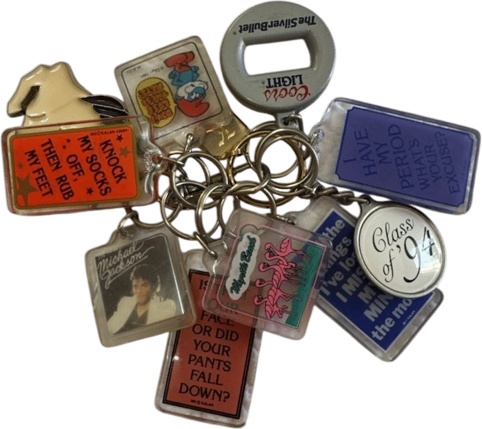 Keychains as Christmas Ornaments