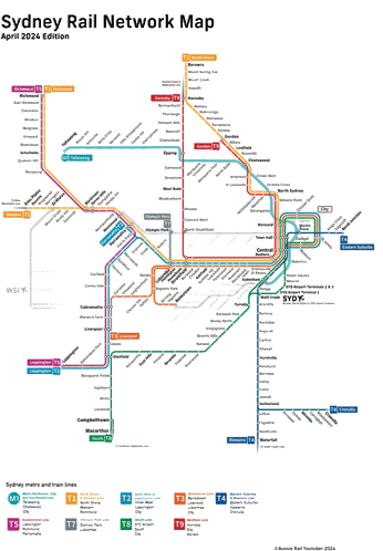 Playing the Sydney trains network quiz